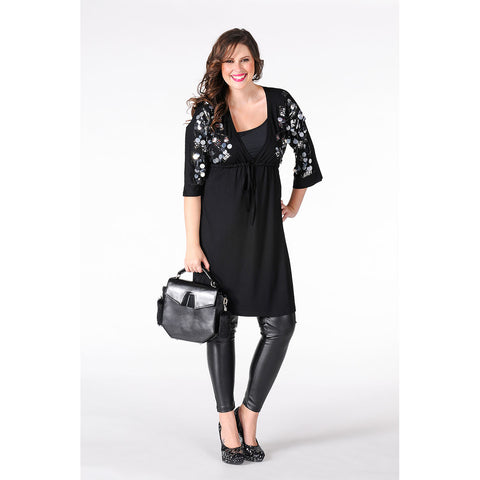 Yoek Shirt Partly Beaded