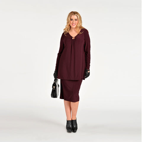 Yoek Skirt Tight Below Knee Dolce