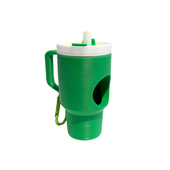 Tumbler Dog Waste Bag Holder: Hot Pink