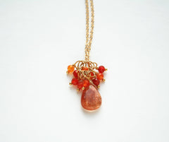Sunstone Necklace | Colorful Necklace