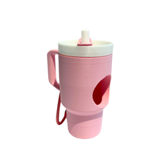 Tumbler Dog Waste Bag Holder: Pink
