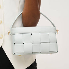 Aurora Woven Crossbody: Oatmilk