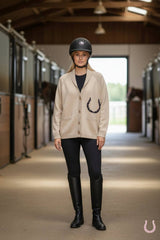 Equine Embrace Jacquard Sweater: Large