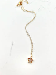 Sparkling Star Necklace | Minimalist Necklace