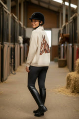 Equine Embrace Jacquard Sweater: Large