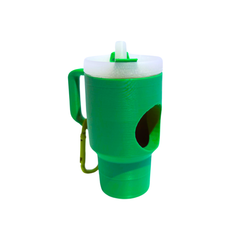 Tumbler Dog Waste Bag Holder: Pink