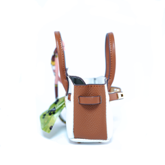 Barkin Dog Waste Bag Dispenser #3: Brown/White