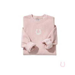 Lucky in Love Horseshoe Sweatshirt: XXL