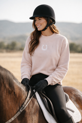 Lucky in Love Horseshoe Sweatshirt: XXL