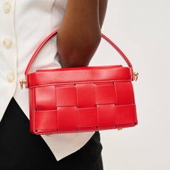 Aurora Woven Crossbody: Oatmilk