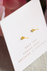 Luxe Horseshoe Earrings: Yellow Gold