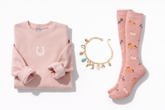 Lucky in Love Horseshoe Sweatshirt: XXL