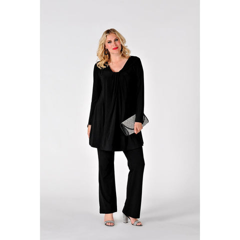 Yoek Tunic with Draping Neck Dolce